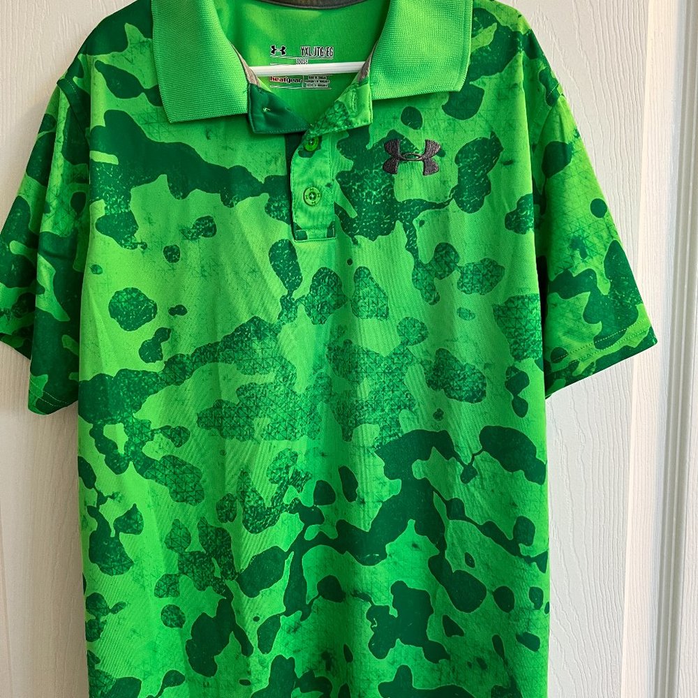 Youth XL Heatgear Sport Polo Shirt